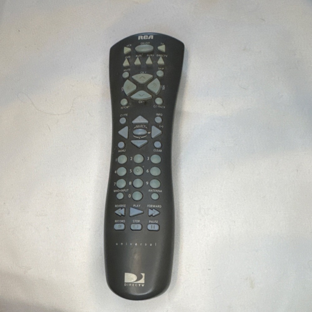 RCA RCR160SBM1 Universal Wireless Remote Control for DIRECTV, Black works!